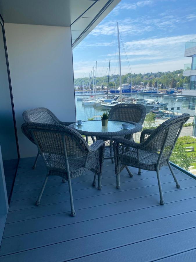 Апартаменты Apartament Gdynia Yacht Park Marina Luksusowy Apartament Nad Morzem Экстерьер фото